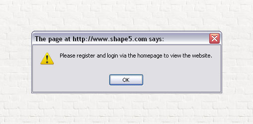 logged out
